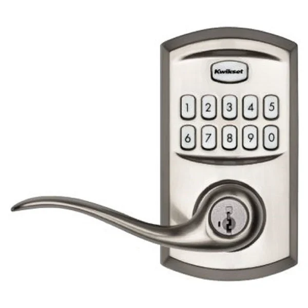 Kwikset 917TNL 15 SMT CP RCALFD Entry Lever With Smartkey Smartcode