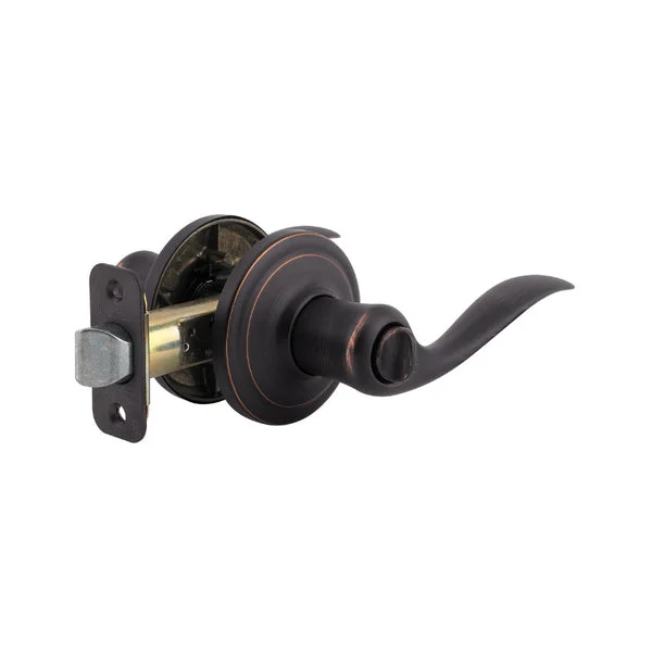Kwikset 730TNL11P Privacy Lever Lockset Venetian Bronze for Doors