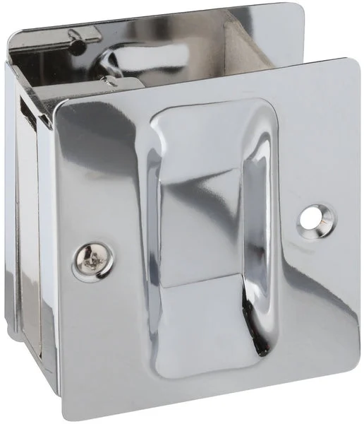 National Hardware N326-322 V1950 Pocket Door Pull Chrome Plated Handle