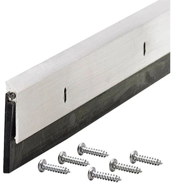 M-D Building 68247 Commercial Grade Door Sweep 1/4" x 36" Aluminum for Weatherproofing
