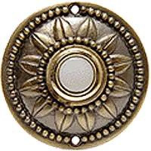 Carlon DH1651L Wired Door Bell Pushbutton 8-24 Volt Antique Brass