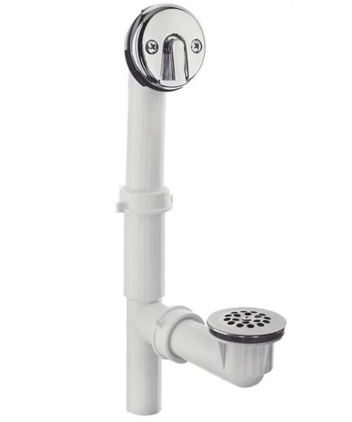 Danco 51932 Trip Lever Tub Drain Kit Chrome Plated for Bathtub Drain Replacement