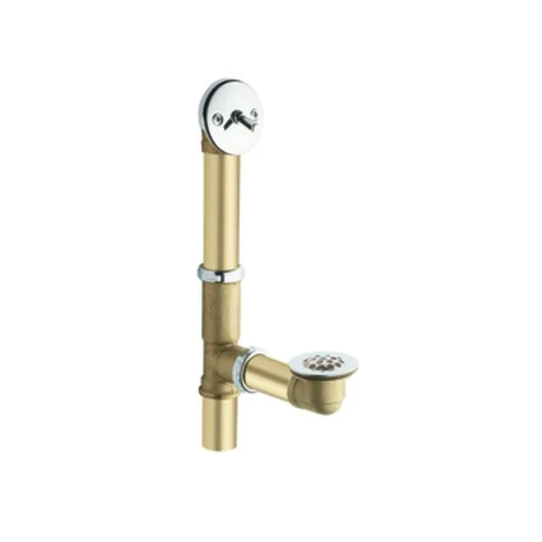 Moen 90410 Chrome Bathtub Drain With Trip Lever Assembly