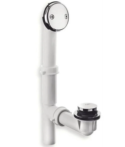 Danco 51930 Lift & Turn Tub Drain Kit Chrome Plated for Bathtub Drain