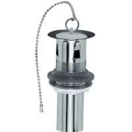 Plumb Pak PP19PC Po Plug Drain 1-1/4 x 5 Inch Chrome Plated for Bathroom Sink