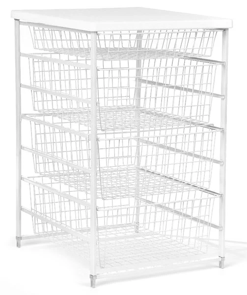 Closetmaid 6201 7-Runner Drawer Kit 17 Inch White for Smooth Drawer Operation