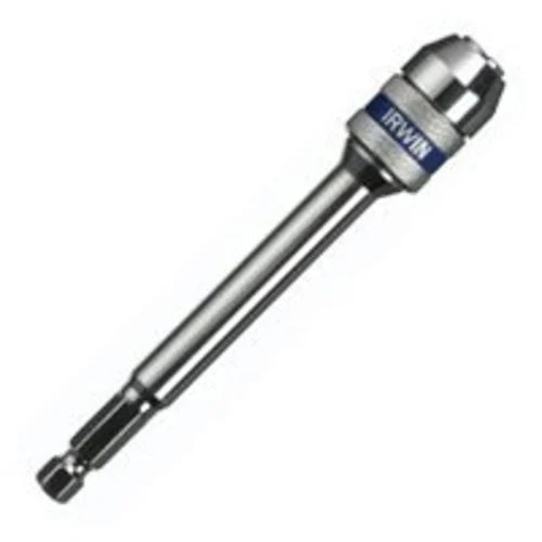 Irwin 4935655 Quick Change Bit Holder 7/16 x 12 Inch for Efficient Bit Switching