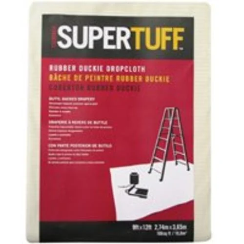 Trimaco 80201 9x12 Feet Canvas Drop Cloth Painters Protective Covering