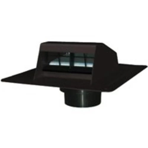 Duraflo 6013BL Roof Dryer Exhaust Vent Black Hood Weatherproof