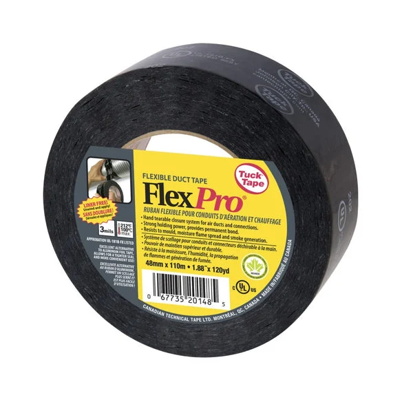Intertape 48110 HVAC Film Tape 1-7/8 Inch x 120 Yds Duct Sealing Tape for Air Conditioning