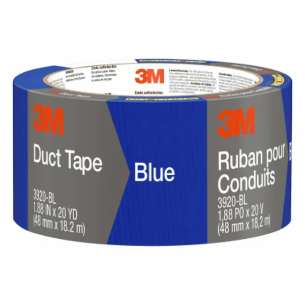 Scotch 3920-BL Multi-Purpose Duct Tape Blue 1.88 x 20 Yards