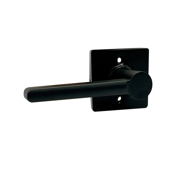 ProSource LS3X904YA000V24 Matte Black Contemporary Lever Dummy Lock for Interior Doors