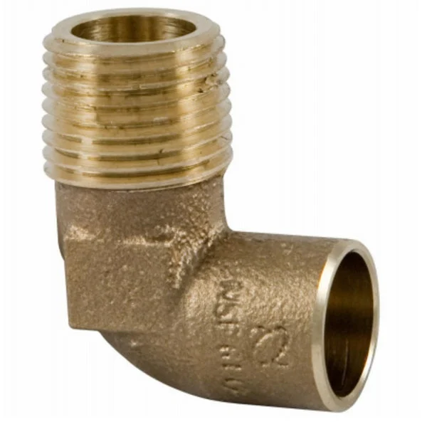 Nibco BF0190LC 90 Degree Copper Drop Elbow 1/2 Inch for Plumbing