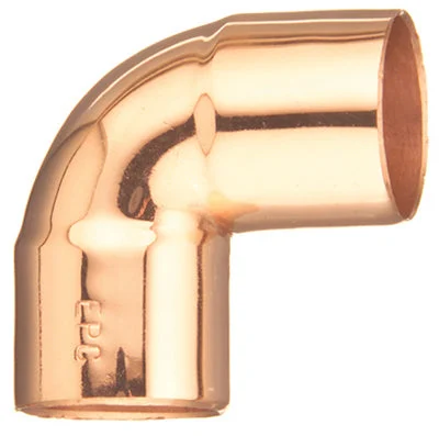 Mueller W62086 Streamline Wrot Copper Short Radius Elbow 90-Degree 2" Plumbing Fitting