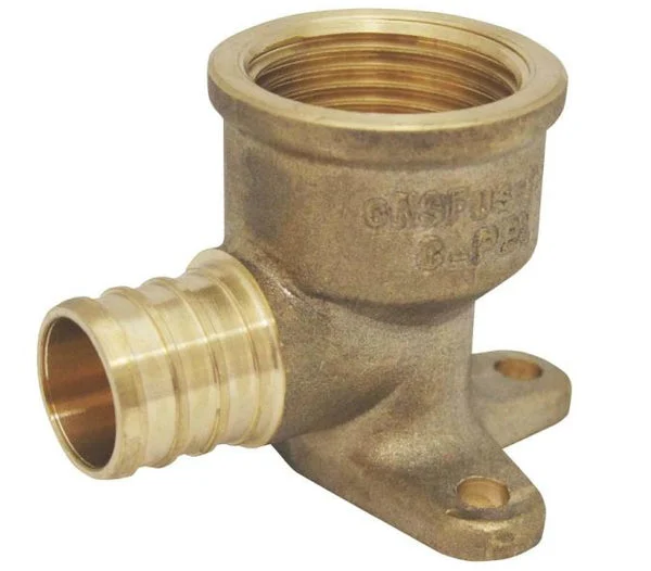 Apollo Valves APXDEE34 Brass Drop-Ear Elbow 3/4 Inch for Wall Mounting