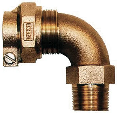 Legend Valve 313-330NL No Lead Water Service Elbow 1 Inch x 3/4 Inch CTS x MIP