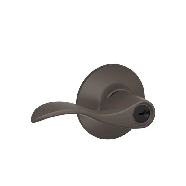 Schlage F51VACC613 Accent Lever Keyed Entry Lock Oil Rubbed Bronze