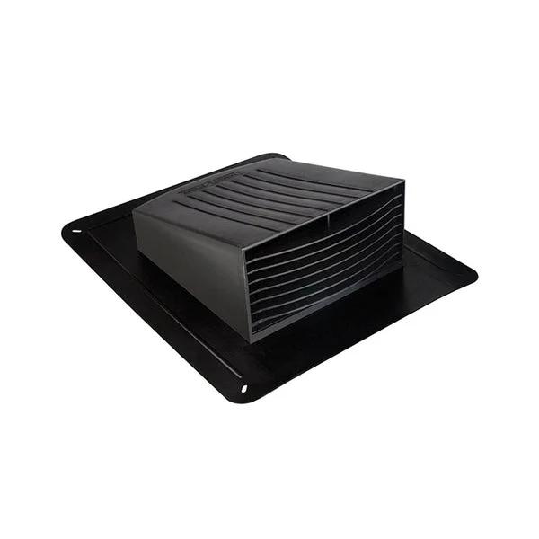 Dundas Jafine RL4PZW Black 4 Inch Roof Exhaust Cap for Ventilation Systems