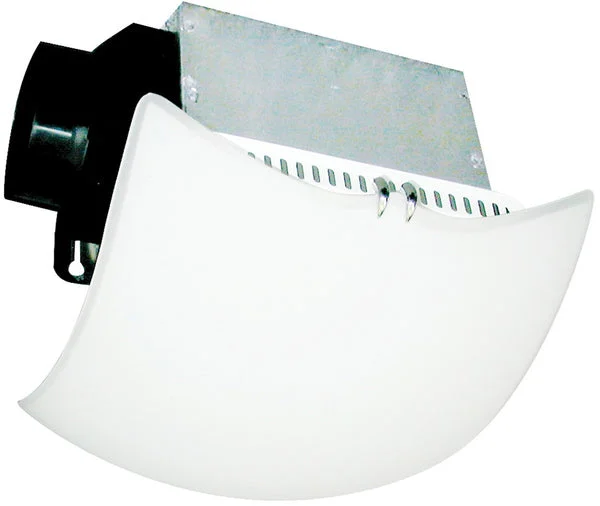 Air King AKLC70DW Decorative Quiet Exhaust Fan, 70 CFM, White - Bathroom Ventilation