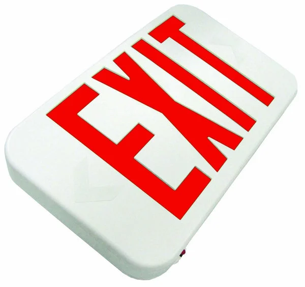Howard HL0301B2RW LED Exit Sign White & Red