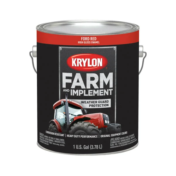 Krylon K01972000 Farm & Implement Paint Ford Red 1 Gallon