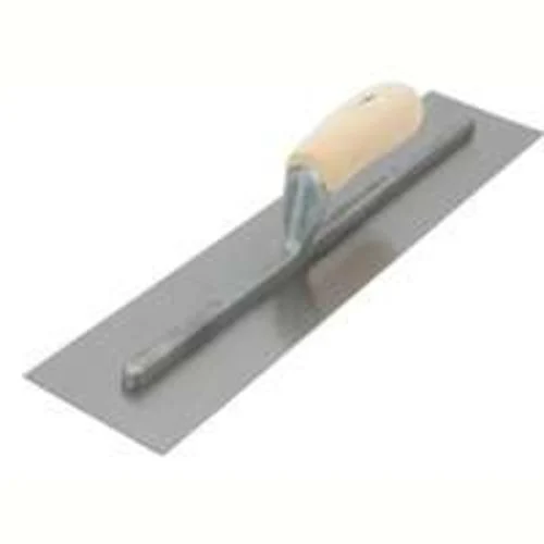 Marshalltown FT363 QLT 14x4 Inch Finishing Trowel with Curved Wood Handle