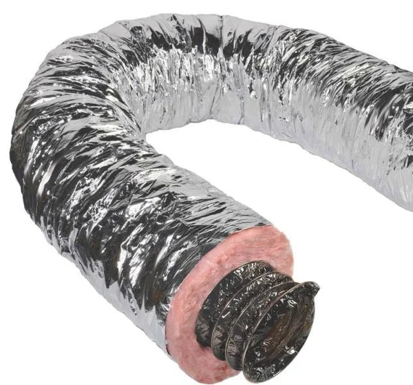 L L Building F8IFD4X300 4 Inch x 25 Feet Flexible Duct for HVAC Ventilation