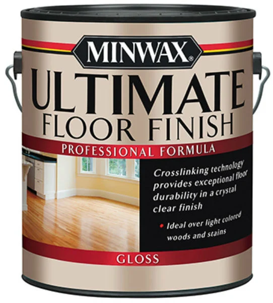 Minwax 131010000 Water Based Ultimate Topcoat Floor Finish 1 Gallon Gloss