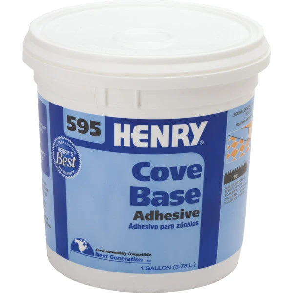 Henry 595 Cove Base Adhesive 1-Gallon for Flooring Installation