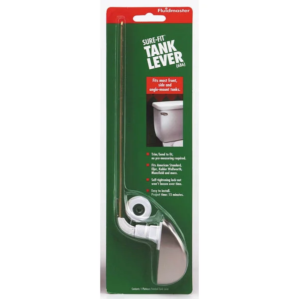 Fluidmaster 686 Toilet Flush Lever Platinum