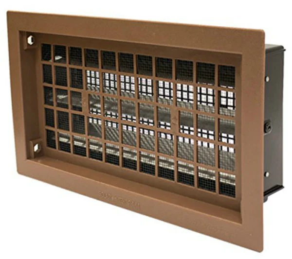 Air Vent RABR Heavy-Duty Automatic Foundation Vent Brown 50 Inches