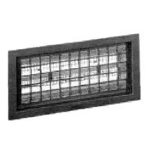 L L Building Products FVRABL Foundation Vent 16 x 8 Inches Black Ventilation