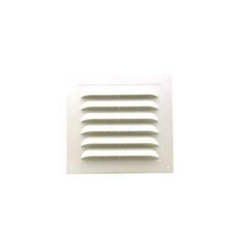 Duraflo 620812 8" x 12" White Rectangular Standard Gable Vent for Home Attic