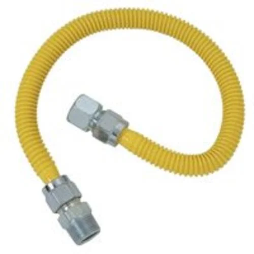 Brass Craft CSSC21-72 Procoat Coated Stainless Steel 3/4x3/4x72 Gas Connector