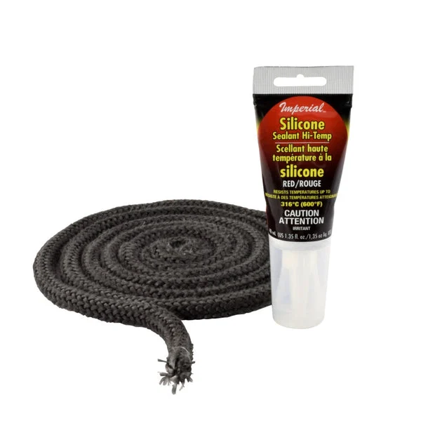 Imperial GA0198 Fiberglass Gasket Rope Kit for High-Temperature Sealing