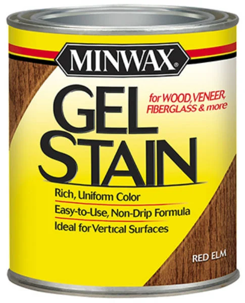 Minwax Gel Stain for Wood Veneer Fiberglass 1 Quart Red Elm Professional Wood Finish