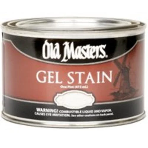 Old Masters 80308 Interior and Exterior Gel Stain Cherry Pint for Wood Finishing