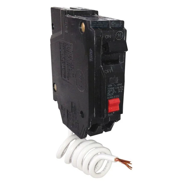 GE THQL1120GFTP Ground Fault Circuit Interrupter with Self-Test 1-Pole 20 Amp GFCI Outlet