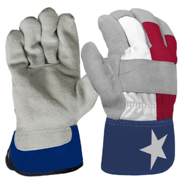 True Grip 99537-26 Men's Cowhide Leather Palm Glove Large Work Gloves
