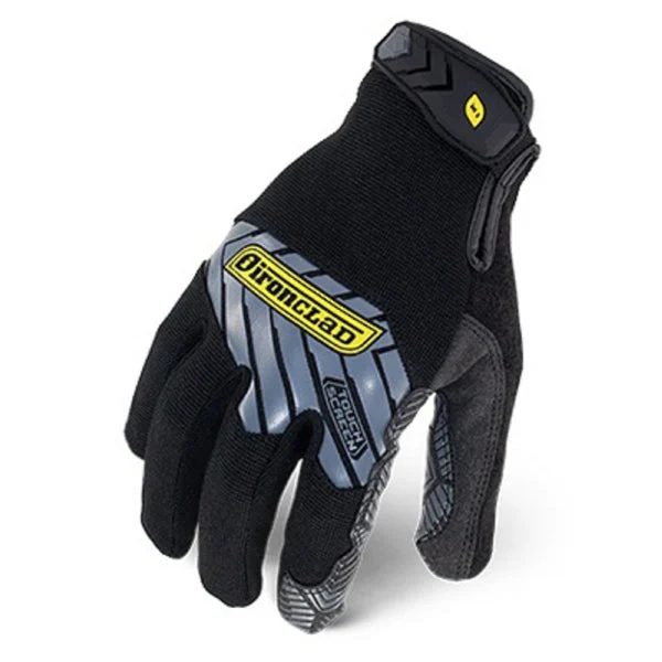 Ironclad IEX-MGG-03-M Command Grip Gloves Black Size M for Work and Safety