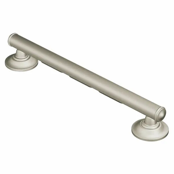 Moen Home Care Designer Grab Bar Brushed Nickel LR8724D1GBN 24 Inch