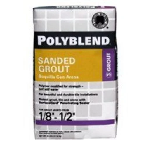 Polyblend PBG6025 Charcoal Tile Grout 25Lb for Durable Tile Joints