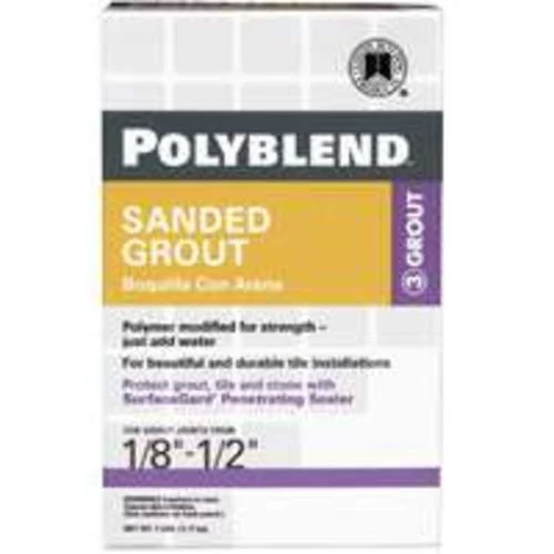 Custom Building Products PBG3337-4 Alabaster Sanded Grout 7 Pound