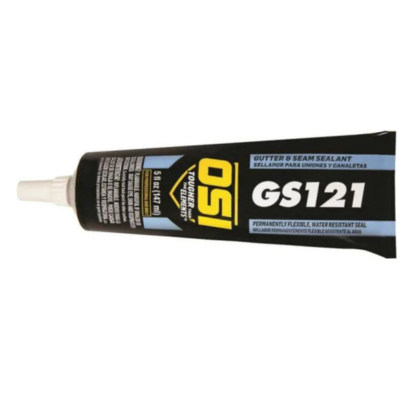 OSI GS121 Aluminum Gutter and Seam Sealant 5 Oz for Weatherproofing