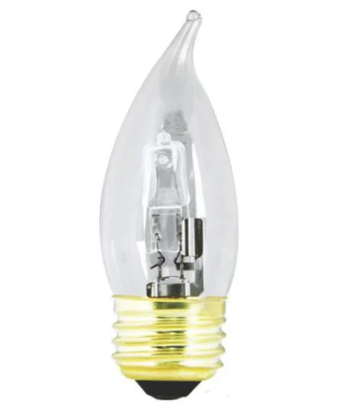 Feit Electric BPQ40EFC/2 Energy Saver Halogen Light Bulb 40 Watts for Chandeliers