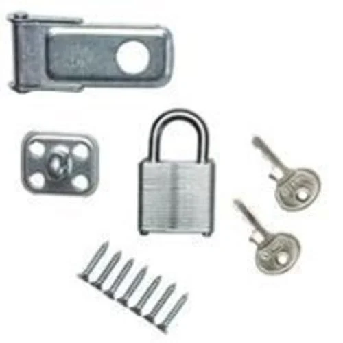 Stanley 39-9720 Safety Hasp and Padlock 3.5 Inch for Secure Storage