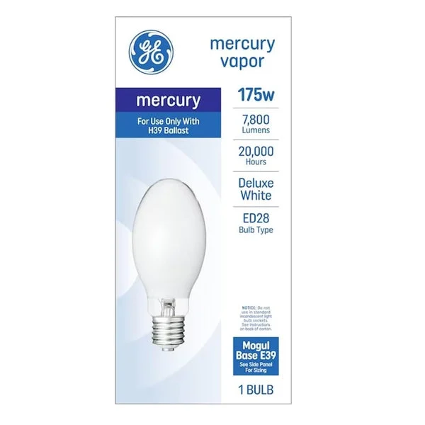 GE 30971 Outdoor Multi Vapor Metal Halide Light Bulb 175 Watts