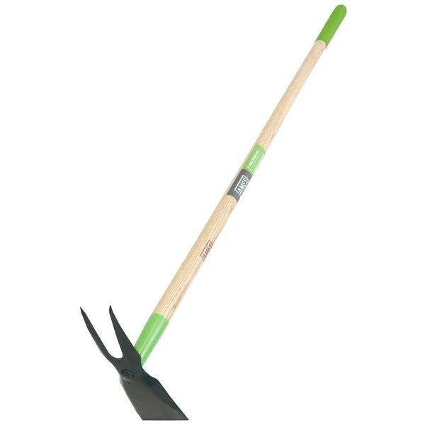 Ames 2825500 2-Prong Weeder Hoe with 54 Inch Wood Handle Garden Weeding Tool