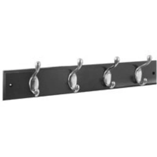 Stanley 813048 Hook Rail Satin Nickel Finish 18 Inch for Home Organization