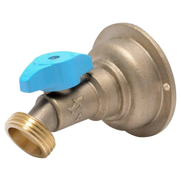 SharkBite 24631LF Quarter Turn No-Kink 45-Degree Hose Bibb 3/4 Inch x 3/4 Inch MHT